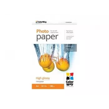 Foto papīrs A4 ColorWay PG180050A4 Glancēts