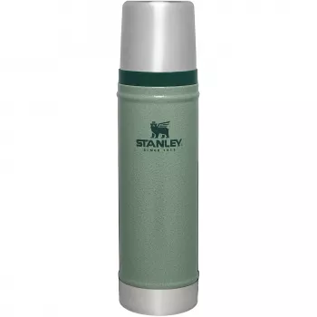 Termoss STANLEY The Legendary Classic Bottle 0.6L zaļš – izolēta vakuuma pudele, 600 ml