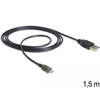 USB kabelis DeLOCK USB 2.0-A - USB micro-B 1,5m