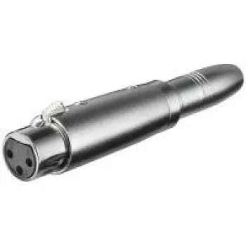 Wentronic Goobay XLR adapter - XLR ligzda (3-pin) > 6,35 mm ligzda (2-pin, mono) (27453)