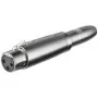 Wentronic Goobay XLR adapter - XLR ligzda (3-pin) > 6,35 mm ligzda (2-pin, mono) (27453)