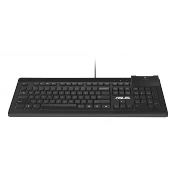 Vadu pilnizmēra tastatūra ASUS KU100 Melna, igauņu izkārtojums, USB Type-A, 2 m kabelis