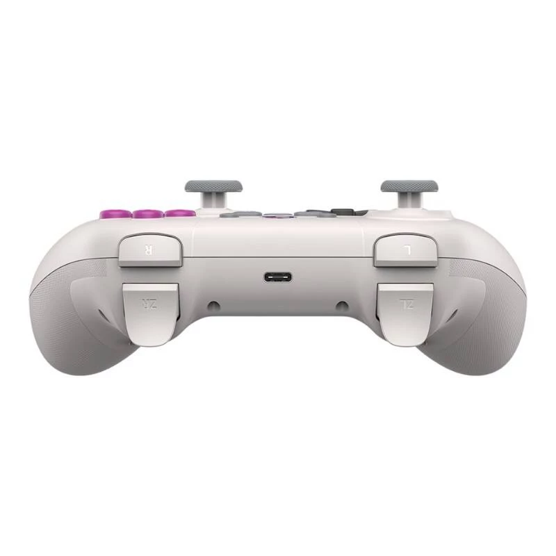 Bezvadu kontrolieris GameSir T4n balts — Bluetooth, ergonomisks dizains