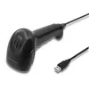 Qoltec 50866 melns 1D CCD lāzera svītrkodu lasītājs ar USB