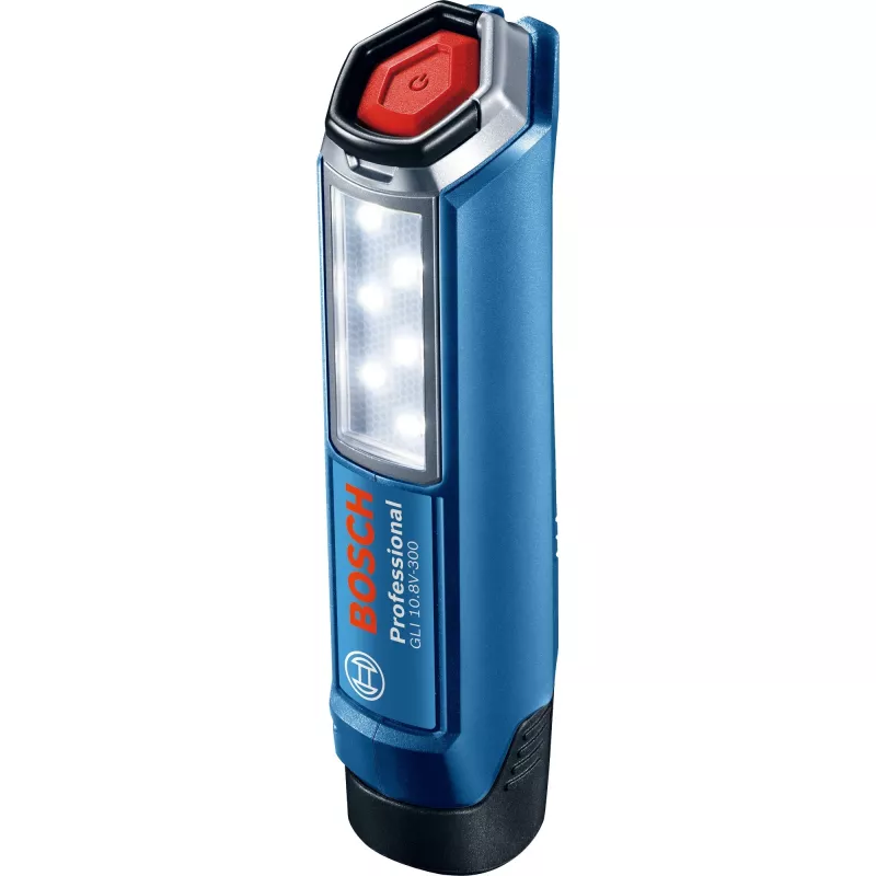 Bosch Professional GLI 12V-300 06014A1000 akumulatora darba lukturis, 300 lm, zils (bez akumulatora un lādētāja)