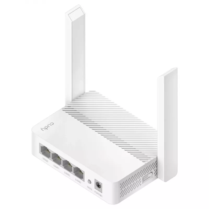 Cudy WR1200E bezvadu maršrutētājs Fast Ethernet divjoslu (2.4 GHz / 5 GHz) Balts