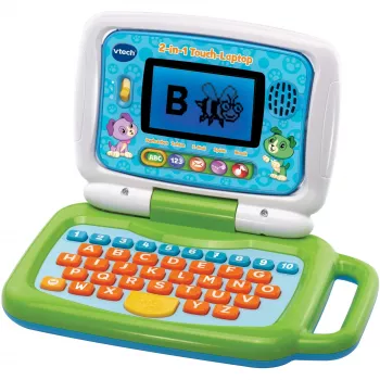 2-in-1 Touch-Laptop, Lerncomputer Green/Blue