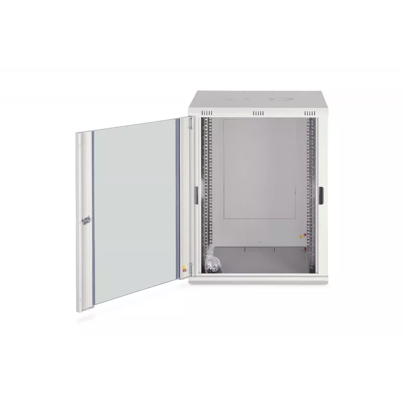 Sienas montāžas skapis 19 inch DN-37114, 16U, 600x600x785 mm, pelēks