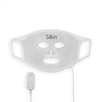 Sejas gaismas terapijas maska Silk'n FLM100PE1001 Balta Pretnovecošanās Ar akumulatoru