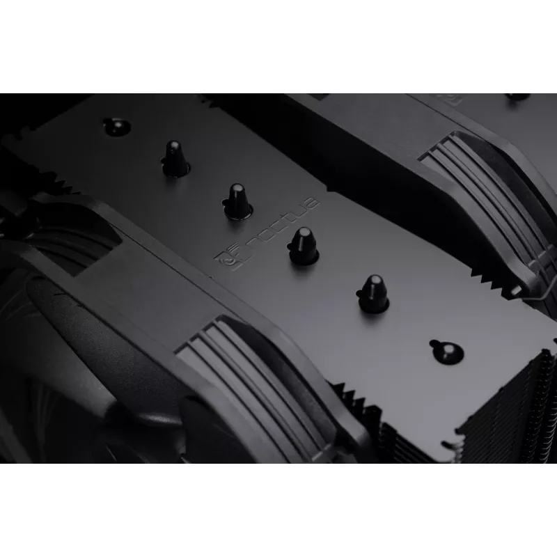 Noctua NH-D15 Chromax Pure Black CPU dzesētājs ar diviem 140mm ventilatoriem