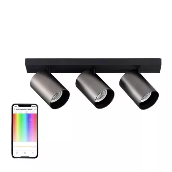 Noskaņas apgaismojums Yeelight YLDDL-0085-B 60 W 3 Spuldzes Melns