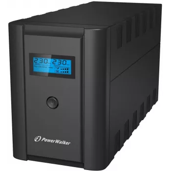 PowerWalker VI 2200 LCD/FR nepārtrauktās barošanas avots (UPS) 2200VA/1200W