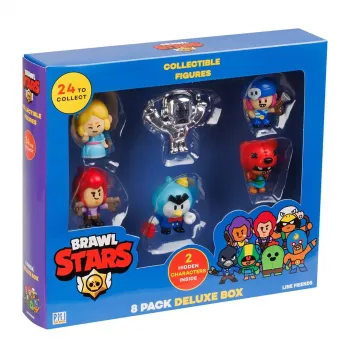 Brawl Stars S1 Figūriņas - 8 Pakas Deluxe Kaste VER.B