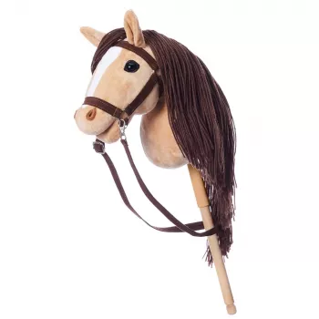 Zirgs uz kociņa HOPPIHORSE Hobby Horse A3 bēšs