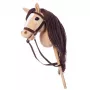 Zirgs uz kociņa HOPPIHORSE Hobby Horse A3 bēšs