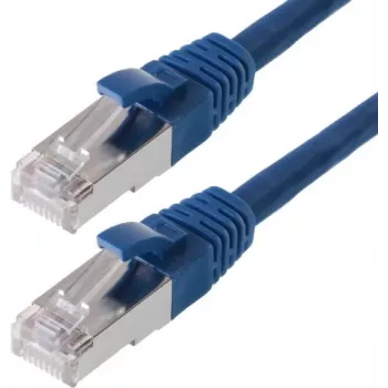 Tīkla kabelis Helos CAT6 S/FTP (PIMF) 0.25m Zils