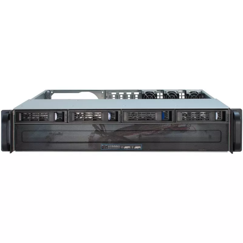 Inter-Tech IPC 2U-2404S – 19 inch Rack korpuss 2U, micro ATX