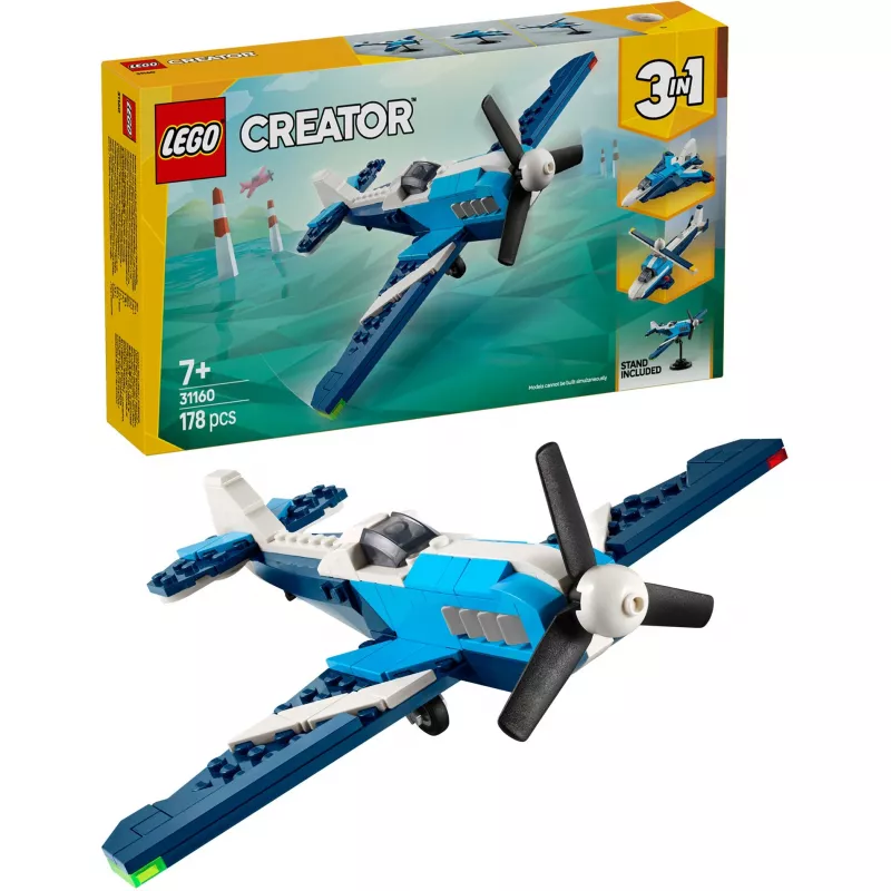 LEGO CREATOR 3 IN 1 31160 Sacīkšu Lidmašīna