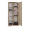 Biroja grāmatplaukts Top e shop RD-80 SONOMA KPL, ozola apdare, 10 plaukti, 800×300×1820 mm, skaidu plātnes rāmis