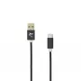 USB-USB-C kabelis White Shark Adder 2 m — uzlādes un datu pārsūtīšanas kabelis, balts