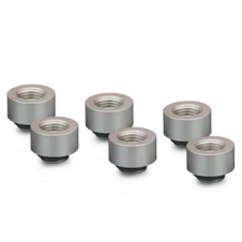 Thermal Grizzly DeltaMate Extender MF10 – ūdens dzesēšanas savienojums, matēts niķelis, 6 gab. (TG-DM-FIT-6206)