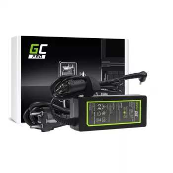 Strāvas adapteris Green Cell AD123P 65 W 20 V 3,25 A Lenovo, iekštelpām, melns, 2 m kabelis