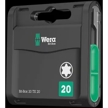 Skrūvgriežu uzgaļu komplekts Wera Bit-Box 20 TX
