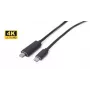 MicroConnect USB3.1CMDP1 USB-C uz Mini DisplayPort adapteris 4K@60Hz 1.83m melns