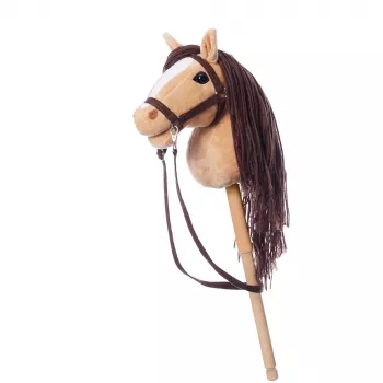 Zirgs uz kociņa HOPPIHORSE Hobby Horse A4 bēšs