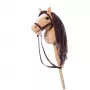 Zirgs uz kociņa HOPPIHORSE Hobby Horse A4 bēšs