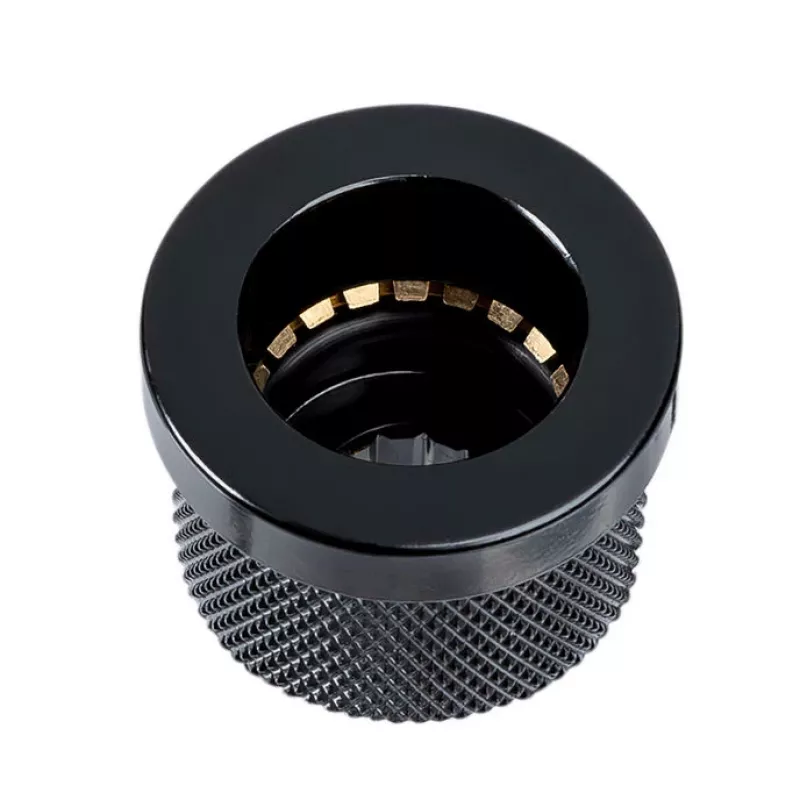 Adaptera savienotājs PHANTEKS EZ-FIT datora dzesēšanai, PETG, 16×16×12 mm, melns, 2 iepakojumā