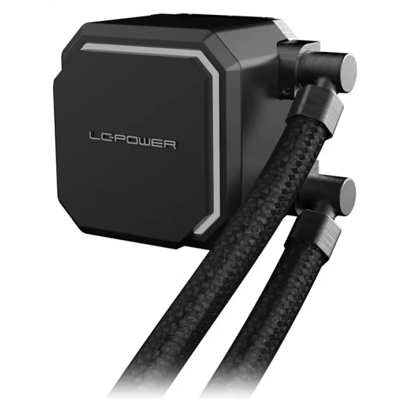 Viena bloka šķidruma dzesētājs LC-Power LC-CC-240-B 12 cm Melns