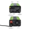Auto invertors Qoltec Monolith 1200 W Zaļš 12 V