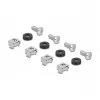 DeLOCK šķiedru optikas savienojumu kaste 67001 Melna Metāla 482x220x44mm