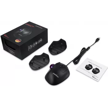 Perixx PERIMICE-520 Black ergonomiska pele labai rokai