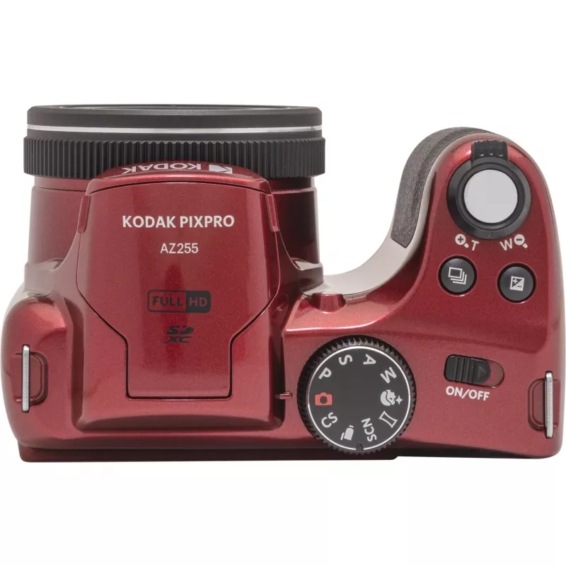 Kodak PIXPRO AZ255 1/2.3 Kompaktkamera 16,35 MP BSI CMOS 4608 x 3456 pikseļi Sarkanā (AZ255RD)