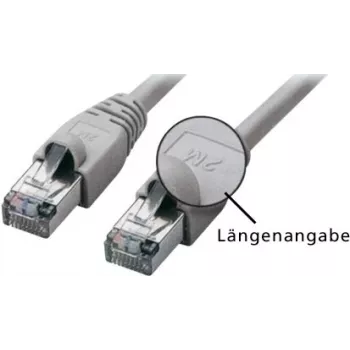 Tecline exertis Connect - Patch-Cable - RJ-45 (Vīriņš) uz RJ-45 (Vīriņš) - 7,5 m - SFTP - CAT 5e - Pelēks (71607)
