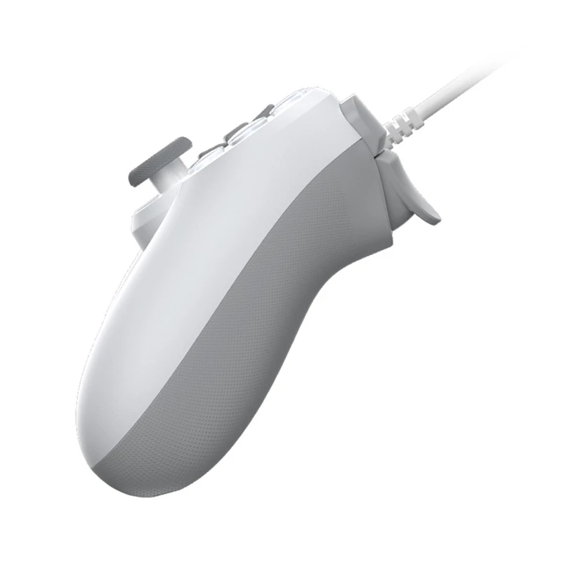 Vadu spēļu kontrolieris GameSir T3 Lite WT Balts — ergonomisks vadu kontrolieris PC