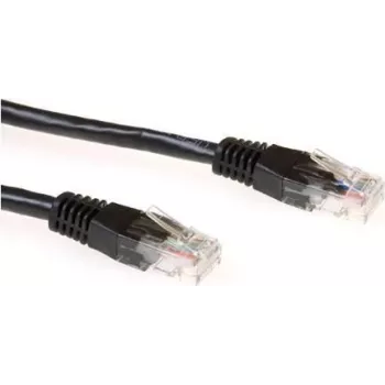 Ewent 2,0 m Cat6 UTP tīkla kabelis Melns 2 m U/UTP