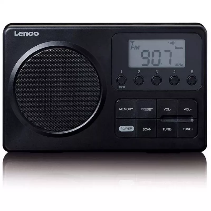 Lenco MPR-035BK radio uztvērējs, melns