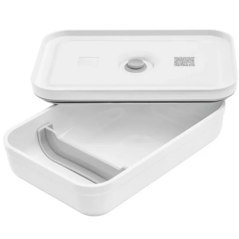 Pusdienu trauks ZWILLING FRESH & SAVE 1 L, plastmasa ar silikona blīvi, pelēks/balts