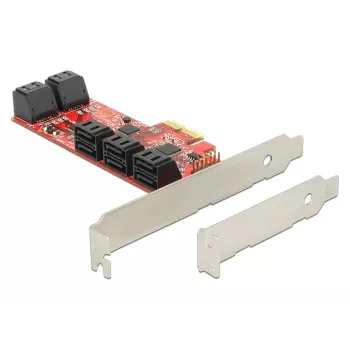 DeLOCK 89384 iekšējā PCIe SATA saskarnes karte, 10 porti