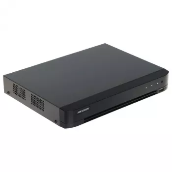 Hikvision iDS-7204HUHI-M1/PXT/4A+4/1ALM DVR — 4 kanālu hibrīds video reģistrators