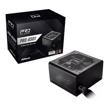 ASRock PRO-650B 650W 80 PLUS Bronze barošanas bloks