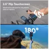 Action kamera Insta360 Ace Pro 2 — 50 MP, 8K Ultra HD (7680×3272), 1/1.3 collu sensors, līdz 240 kadriem/s, iebūvēts ekrāns, Wi‑Fi, MicroSD, 177,7 g, Melna