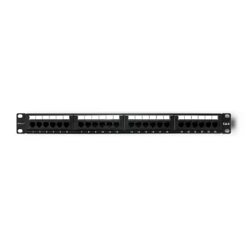 Patch panel RACK 24 porti, cat.6 UTP