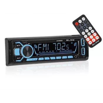 Auto radio BLOW AVH-8890 FM 45W ar Bluetooth, USB, AUX un LCD displeju