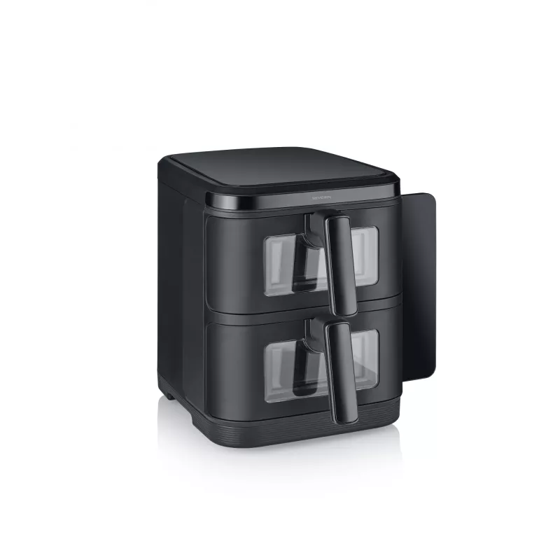 Fritieris SEVERIN FR 2468 S-Fry Duo Stack 2-in-1, dubultā groza dizains