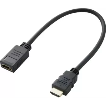SpeaKa Professional SP-7870100 HDMI kabelis 0,3 m HDMI Type A (Standarta) Melns