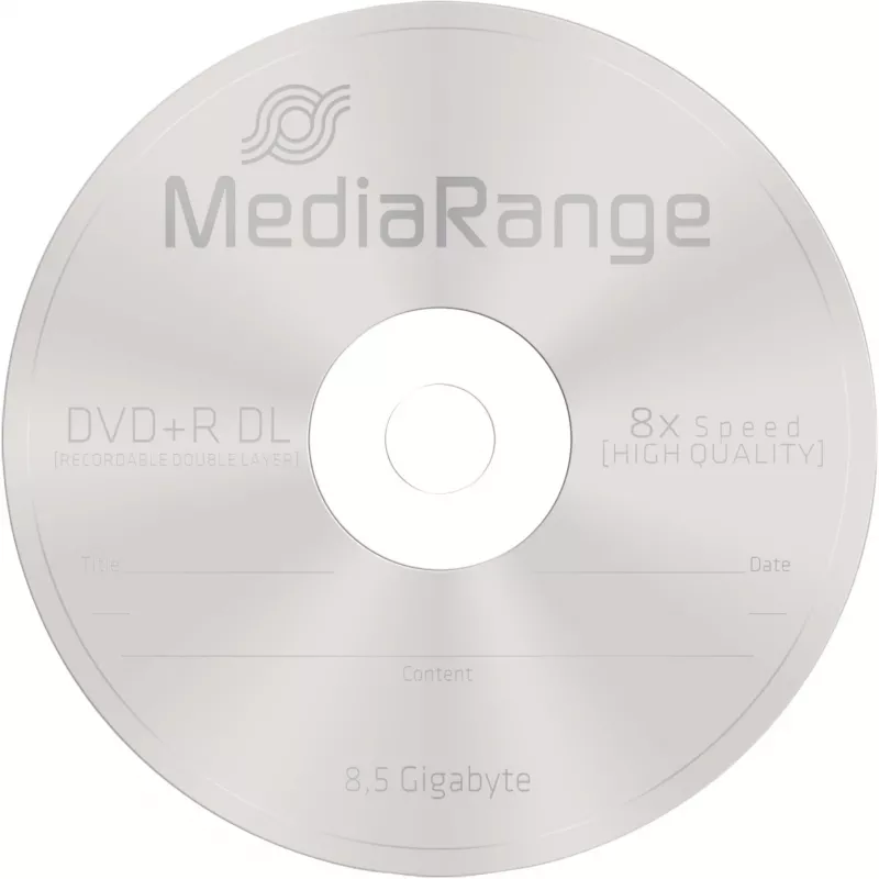 MediaRange MR465 DVD+R DL 8.5 GB 5 gab.
